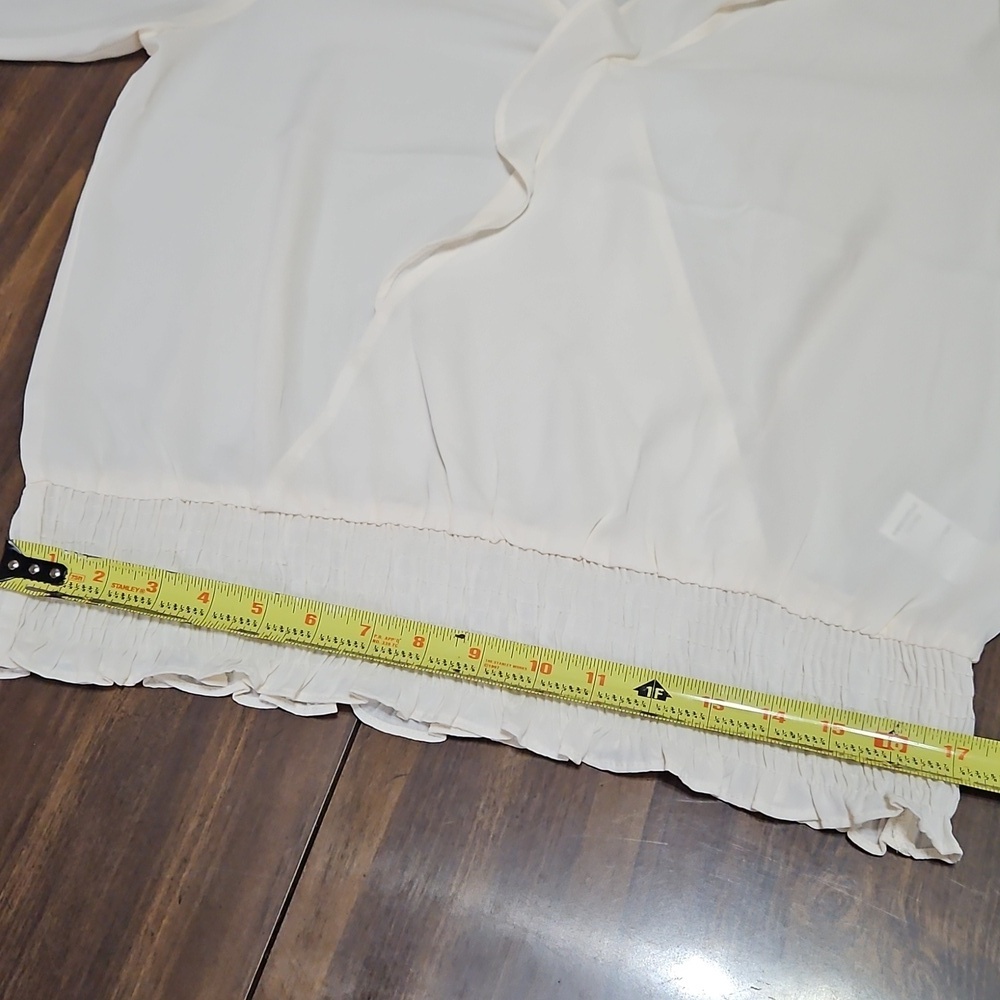 Counterparts Cream Ruffle Blouse - Picture 9 of 11